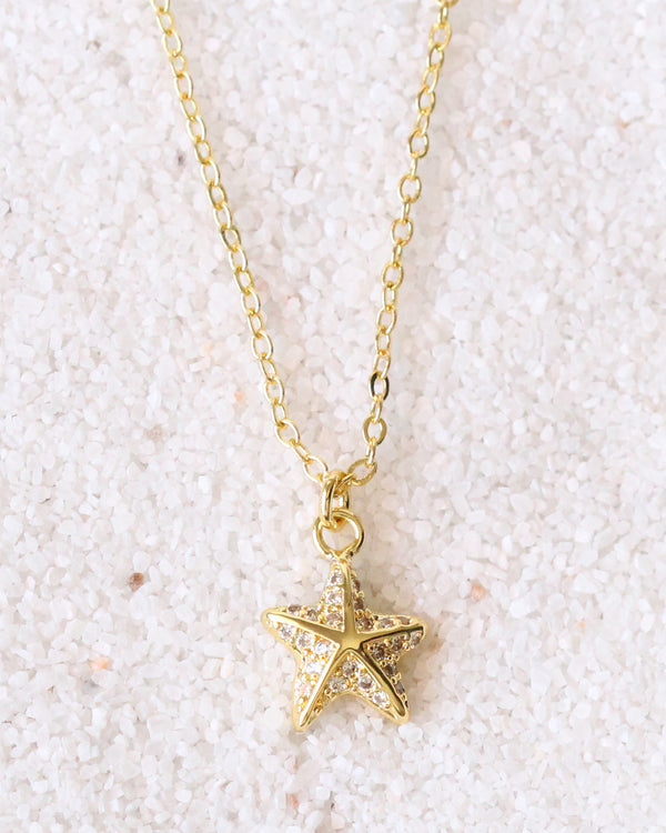 Collar Mini Estrella Zirconias