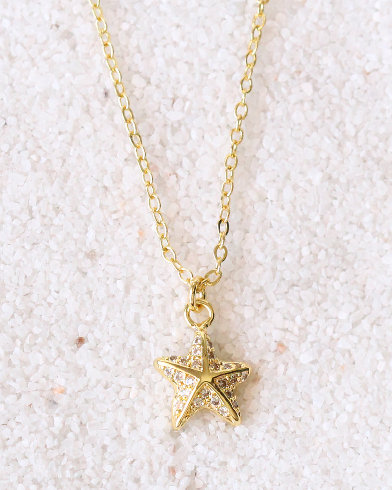 Collar Mini Estrella Zirconias