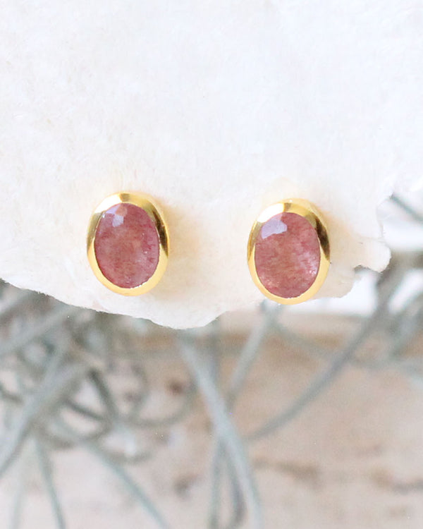 Broquel STRAWBERRY QUARTZ