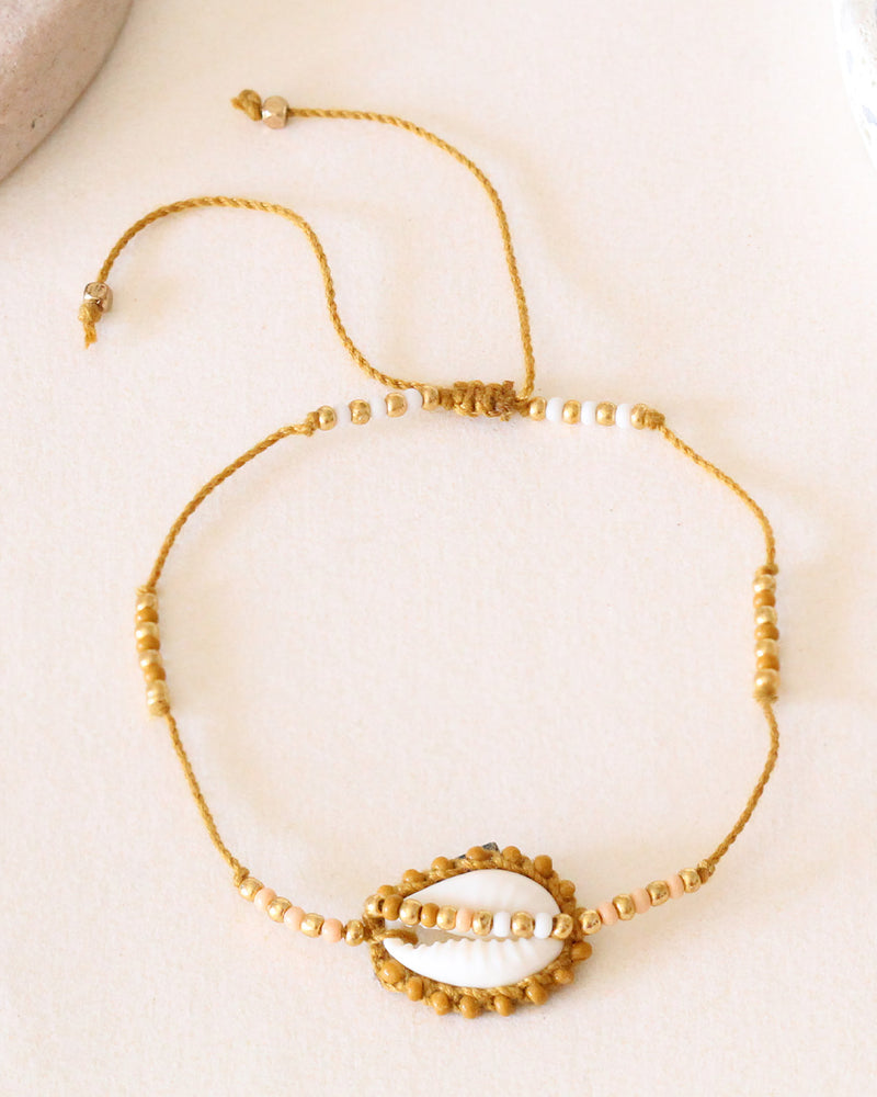Pulsera caracol natural