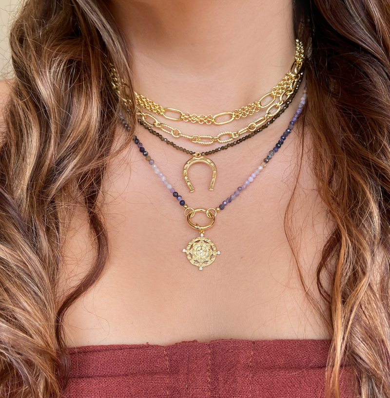 Collar Obsidiana Luckey