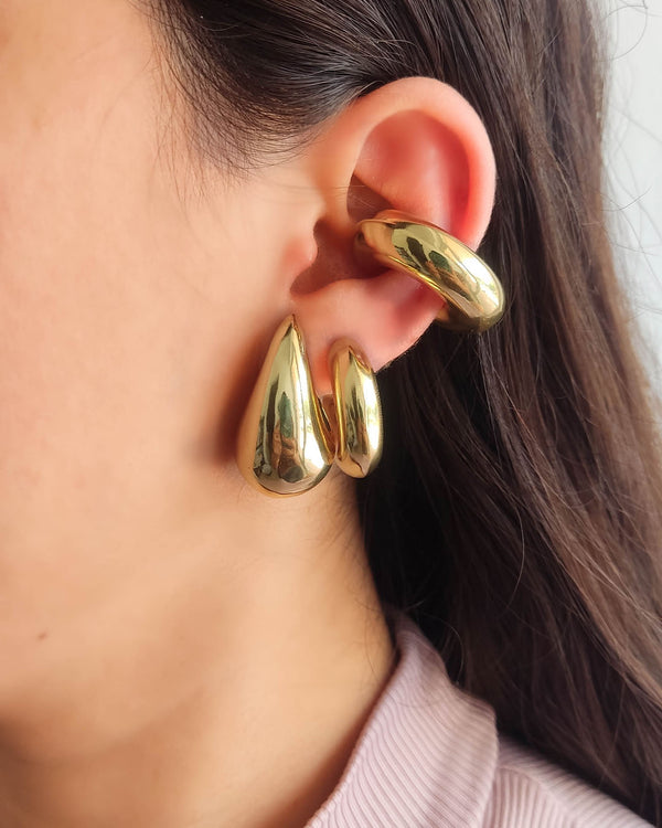 Earcuff jumbo Dorado