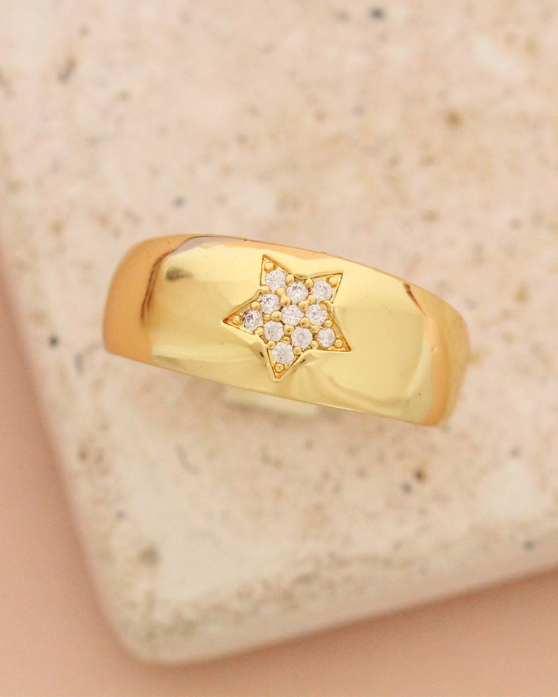 Anillo Estrella Circonia