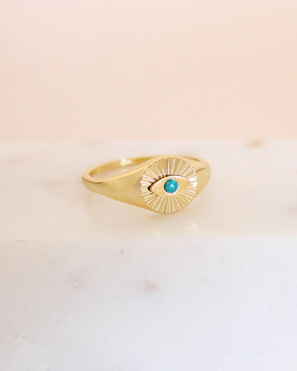 Anillo ojo ópalo