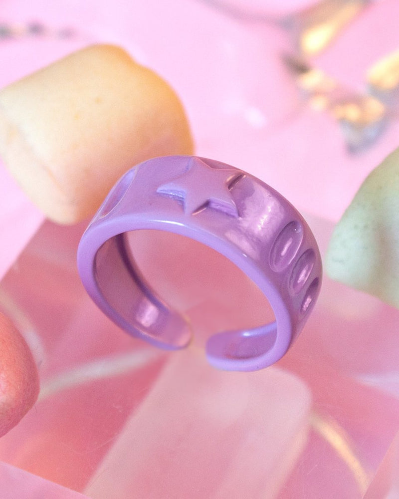 Anillo Morado Wonder Woman - PINK REVOLVER