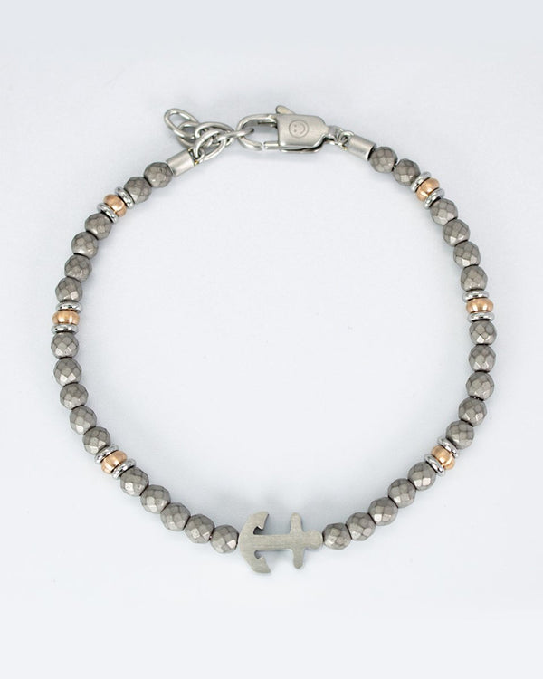 Pulsera Ancla en Acero - PINK REVOLVER